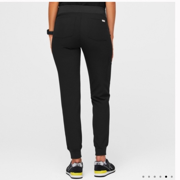 FIGS Zamora Jogger Scrub Pants Black Ladies XL - Picture 2 of 9